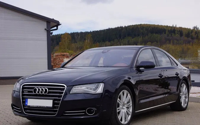 audi Audi A8 cena 91750 przebieg: 271831, rok produkcji 2010 z Góra